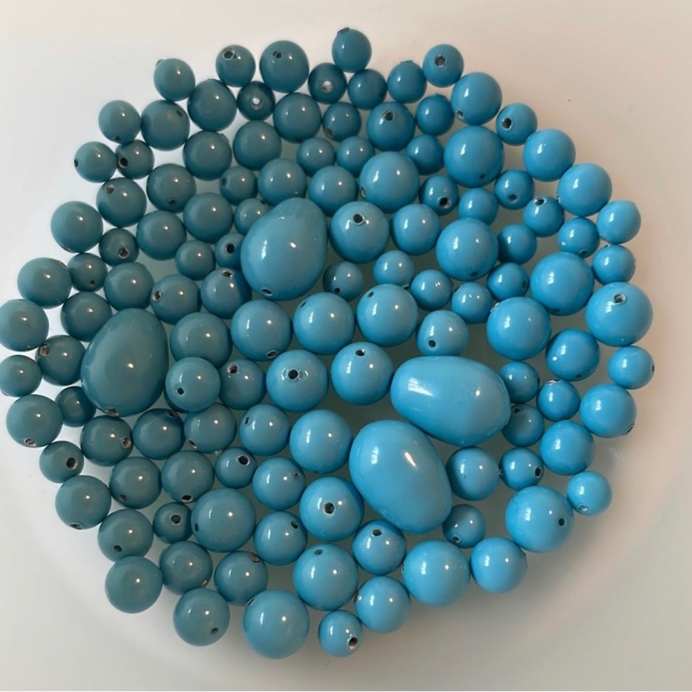 NEW SWAROVSKI PEARLS ASSORTED SIZES ~ TURQUOISE